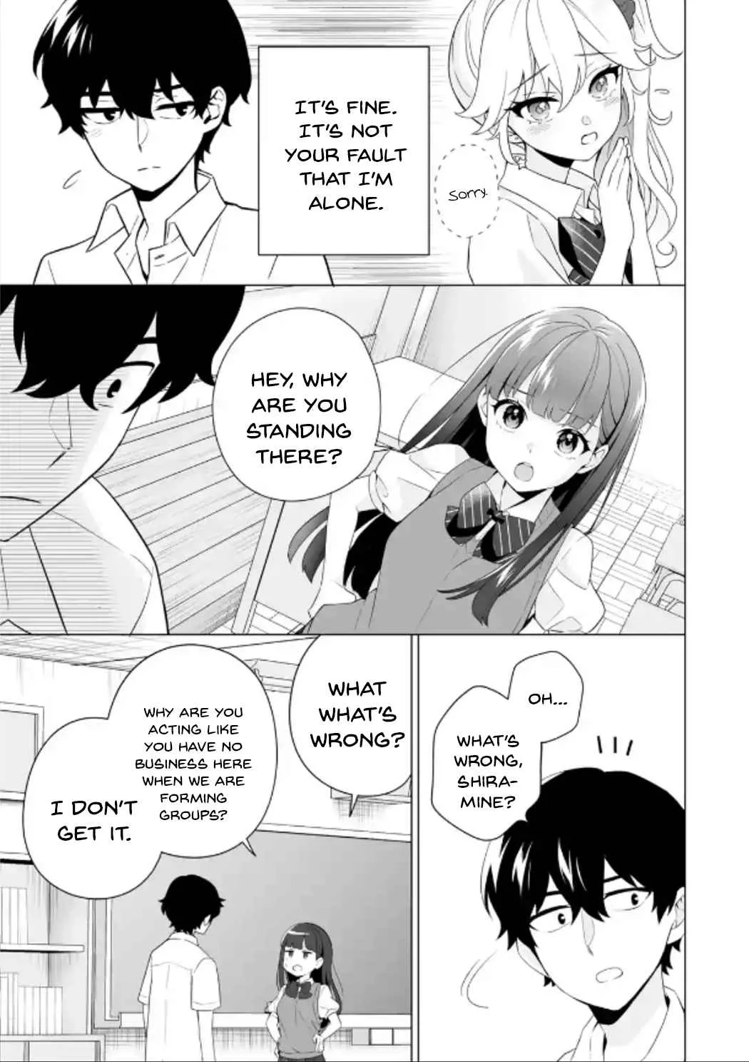 Please Leave Me Alone (For Some Reason, She Wants to Change a Lone Wolf's Helpless High School Life.) Chapter 11 page 27