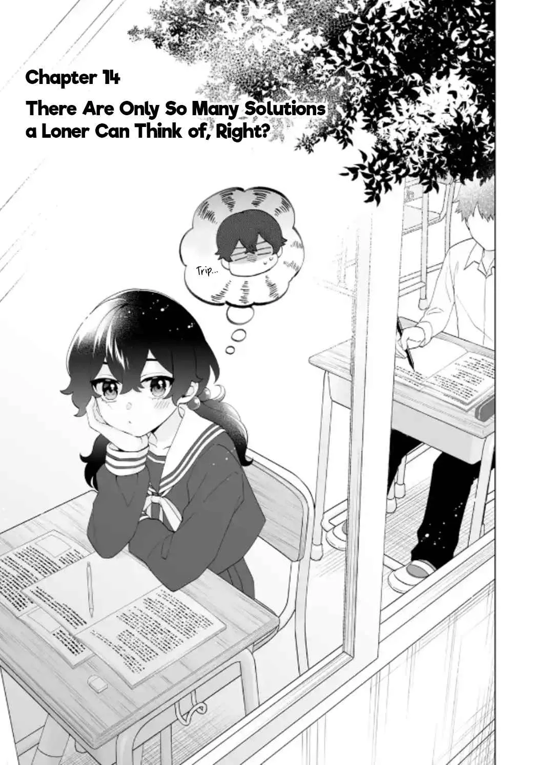 Please Leave Me Alone (For Some Reason, She Wants to Change a Lone Wolf's Helpless High School Life.) Chapter 14 page 1