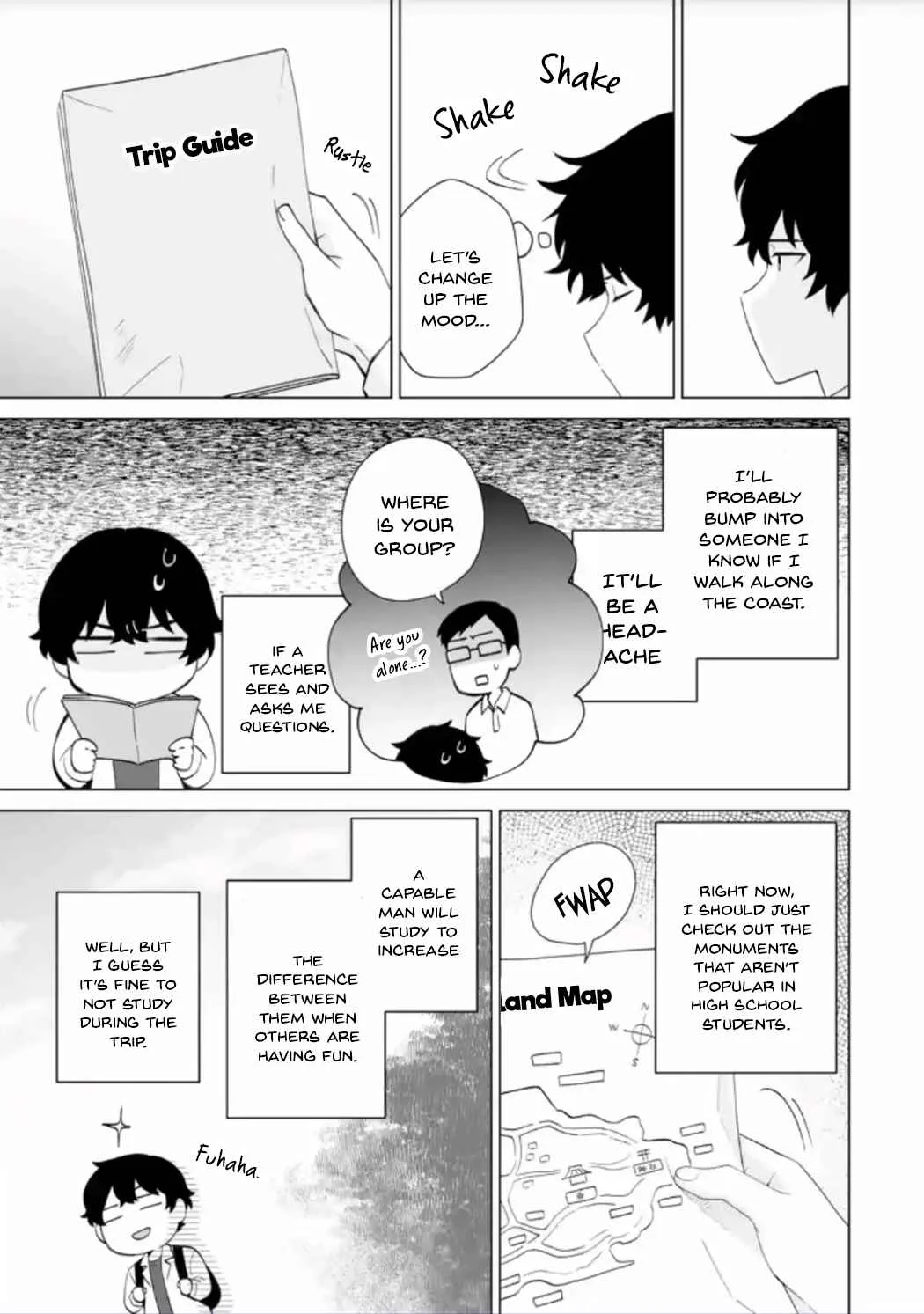 Please Leave Me Alone (For Some Reason, She Wants to Change a Lone Wolf's Helpless High School Life.) Chapter 14 page 21