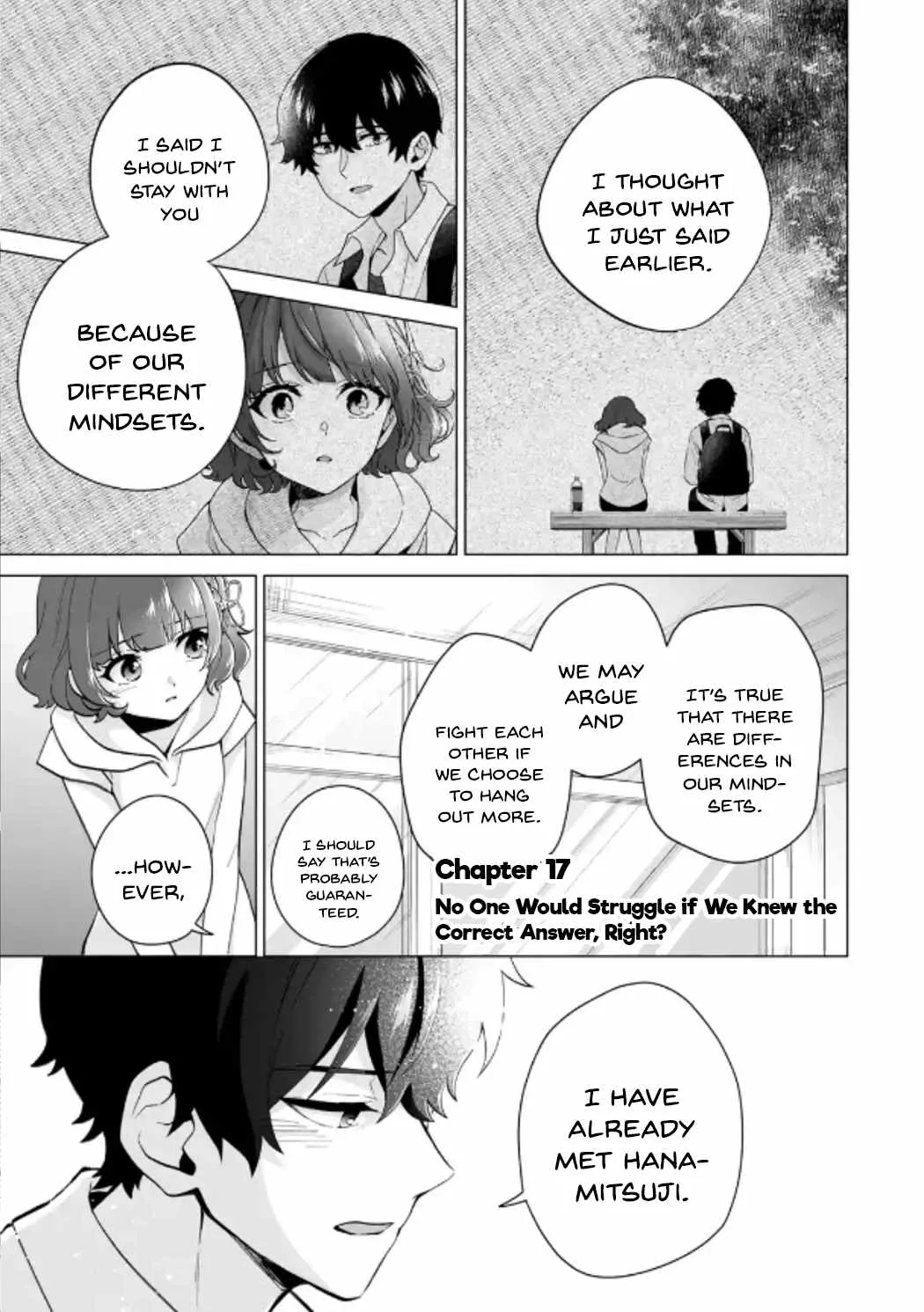 Please Leave Me Alone (For Some Reason, She Wants to Change a Lone Wolf's Helpless High School Life.) Chapter 17 page 1