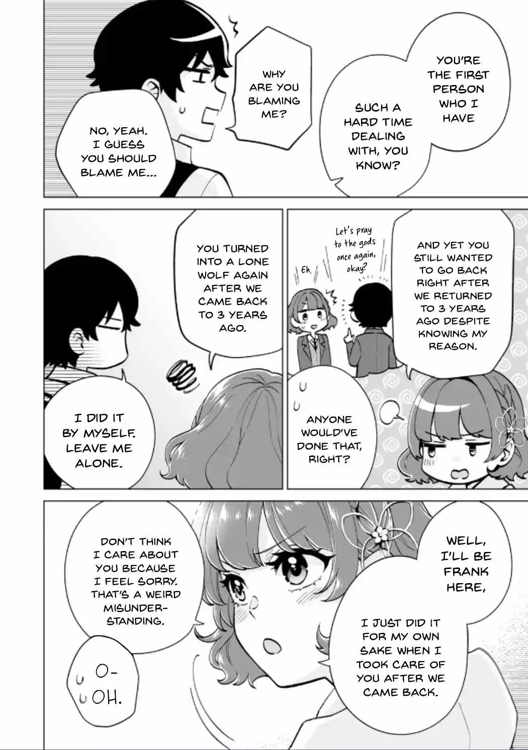 Please Leave Me Alone (For Some Reason, She Wants to Change a Lone Wolf's Helpless High School Life.) Chapter 17 page 14