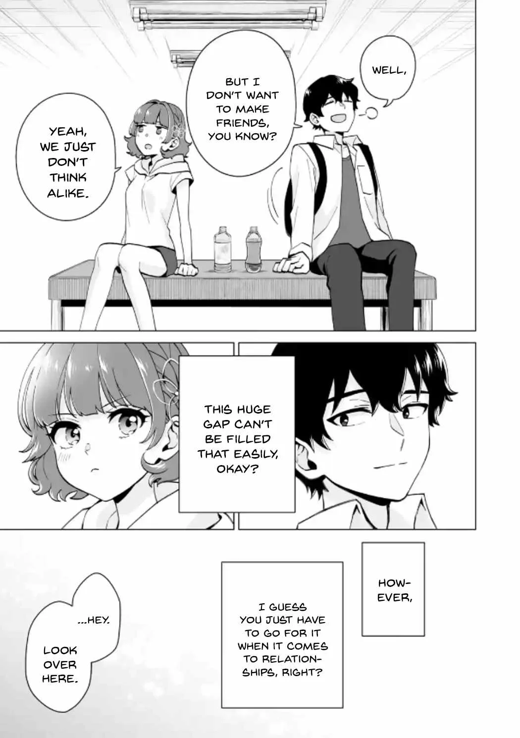 Please Leave Me Alone (For Some Reason, She Wants to Change a Lone Wolf's Helpless High School Life.) Chapter 17 page 17
