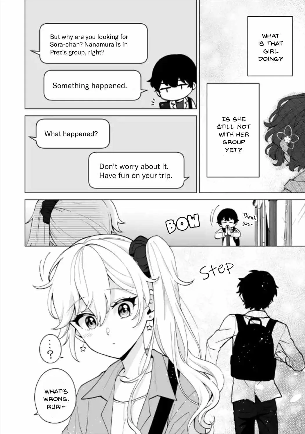 Please Leave Me Alone (For Some Reason, She Wants to Change a Lone Wolf's Helpless High School Life.) Chapter 16 page 6