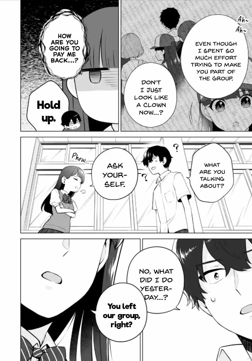 Please Leave Me Alone (For Some Reason, She Wants to Change a Lone Wolf's Helpless High School Life.) Chapter 18 page 12