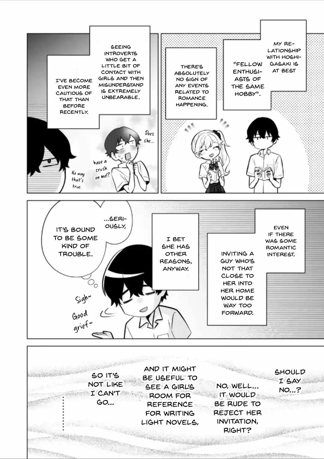 Please Leave Me Alone (For Some Reason, She Wants to Change a Lone Wolf's Helpless High School Life.) Chapter 19 page 4