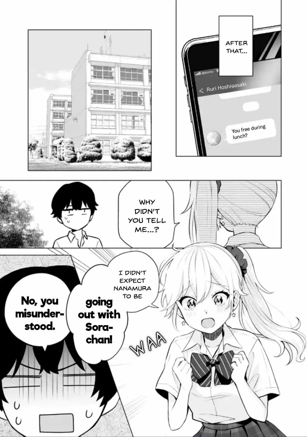 Please Leave Me Alone (For Some Reason, She Wants to Change a Lone Wolf's Helpless High School Life.) Chapter 18 page 15