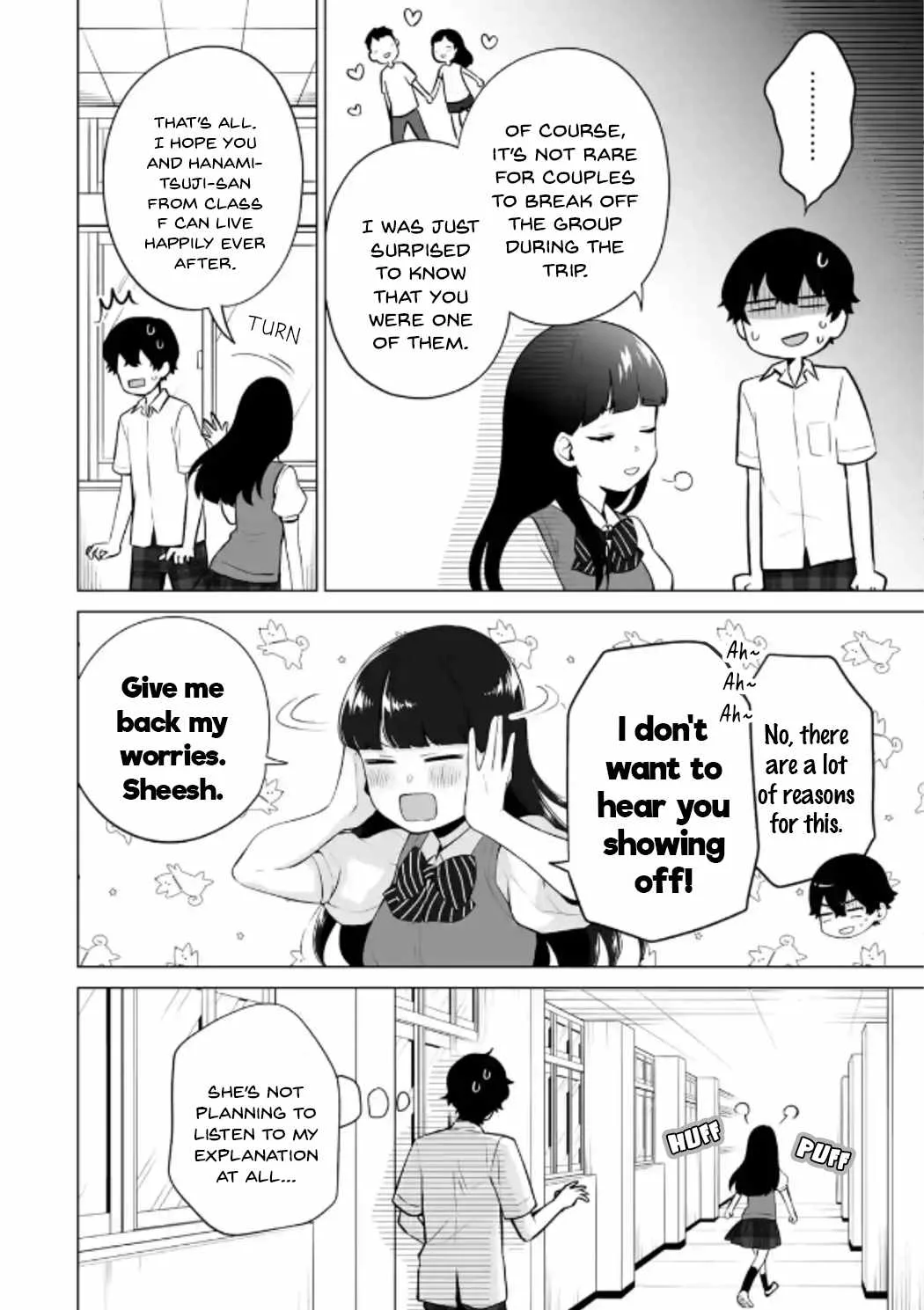 Please Leave Me Alone (For Some Reason, She Wants to Change a Lone Wolf's Helpless High School Life.) Chapter 18 page 14