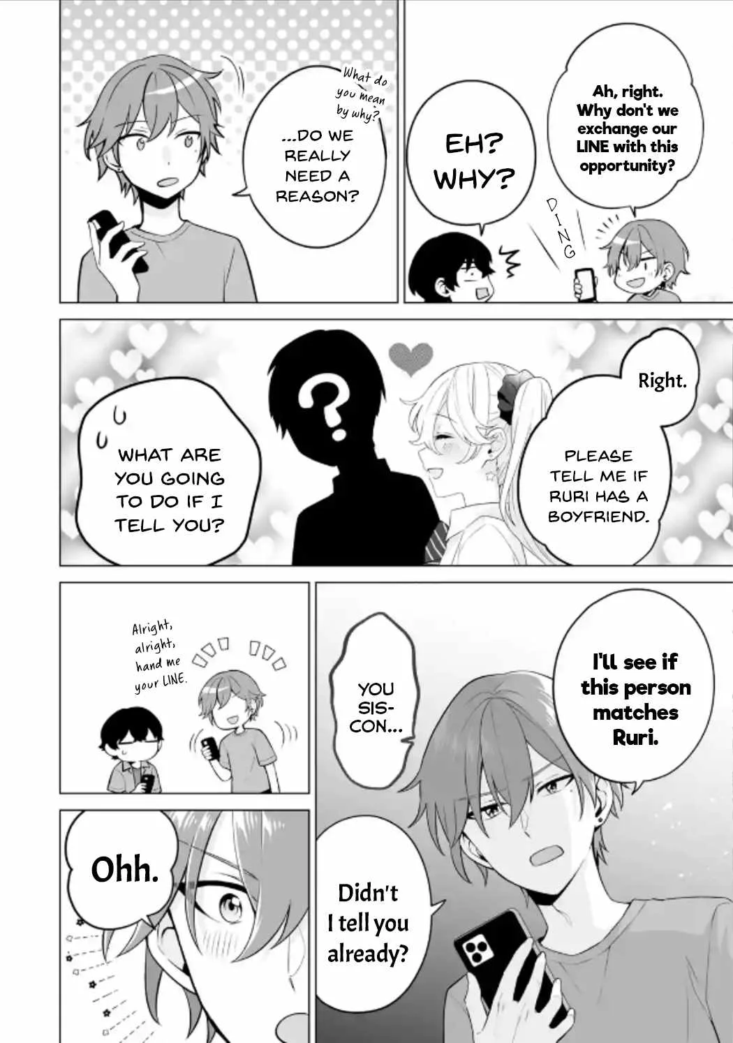 Please Leave Me Alone (For Some Reason, She Wants to Change a Lone Wolf's Helpless High School Life.) Chapter 20 page 18