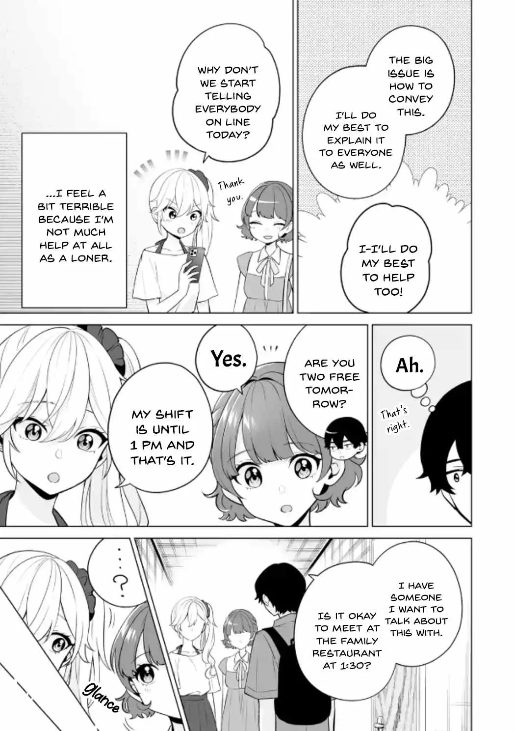Please Leave Me Alone (For Some Reason, She Wants to Change a Lone Wolf's Helpless High School Life.) Chapter 20 page 25