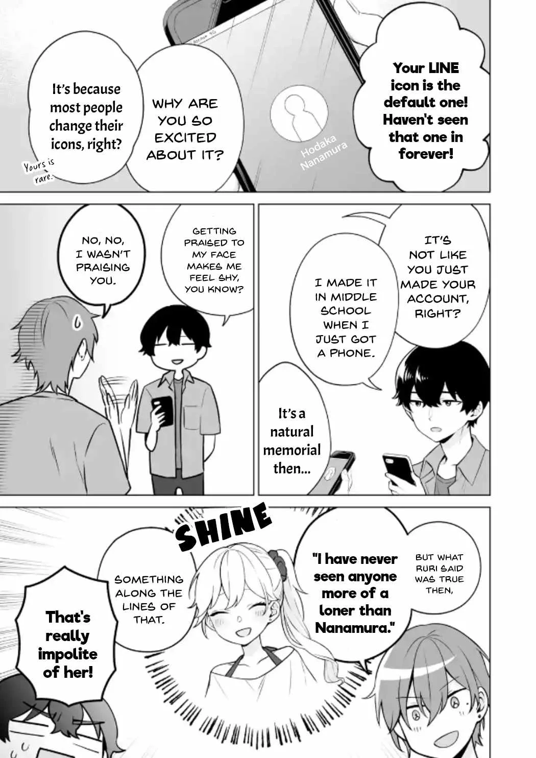 Please Leave Me Alone (For Some Reason, She Wants to Change a Lone Wolf's Helpless High School Life.) Chapter 20 page 19