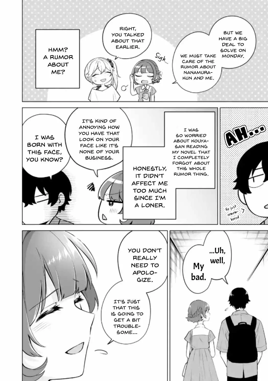 Please Leave Me Alone (For Some Reason, She Wants to Change a Lone Wolf's Helpless High School Life.) Chapter 20 page 22