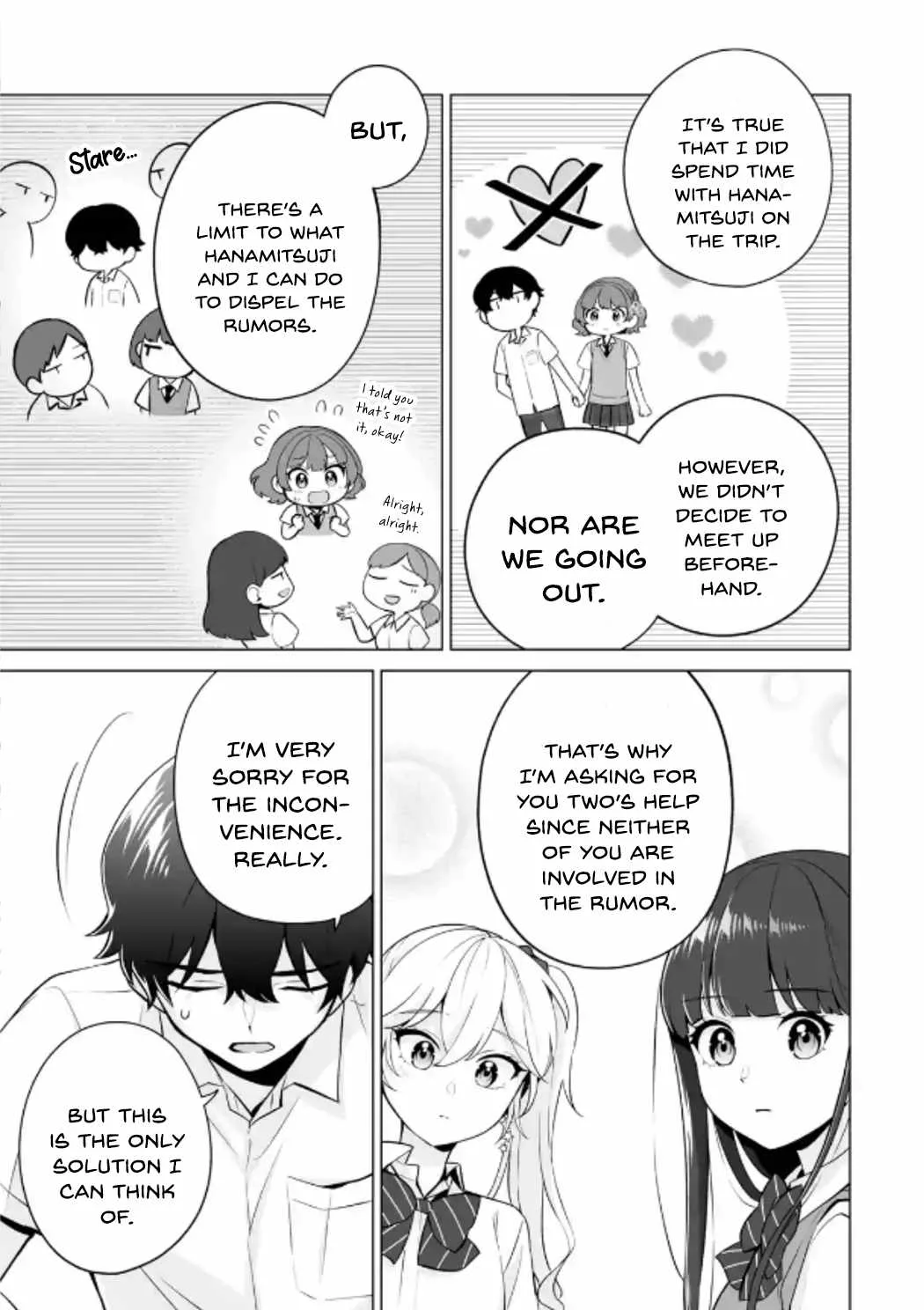 Please Leave Me Alone (For Some Reason, She Wants to Change a Lone Wolf's Helpless High School Life.) Chapter 21 page 13