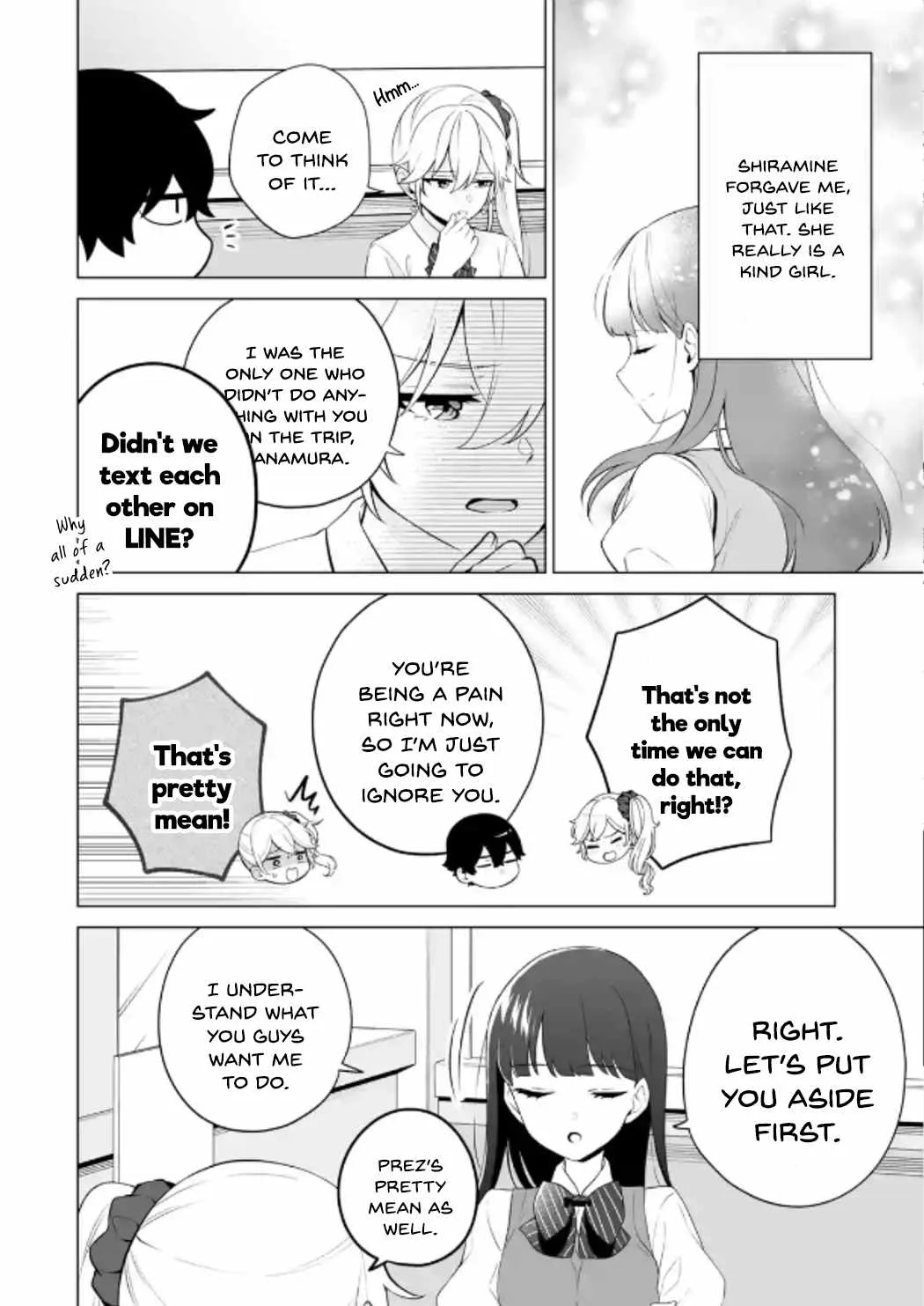 Please Leave Me Alone (For Some Reason, She Wants to Change a Lone Wolf's Helpless High School Life.) Chapter 21 page 24