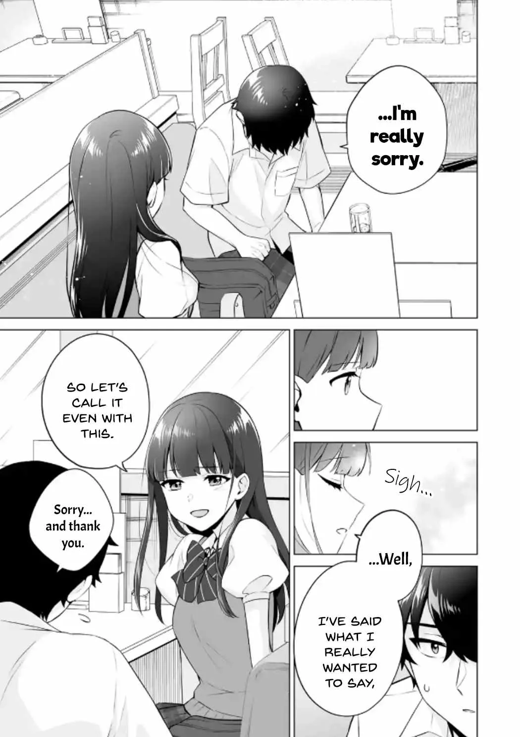 Please Leave Me Alone (For Some Reason, She Wants to Change a Lone Wolf's Helpless High School Life.) Chapter 21 page 23