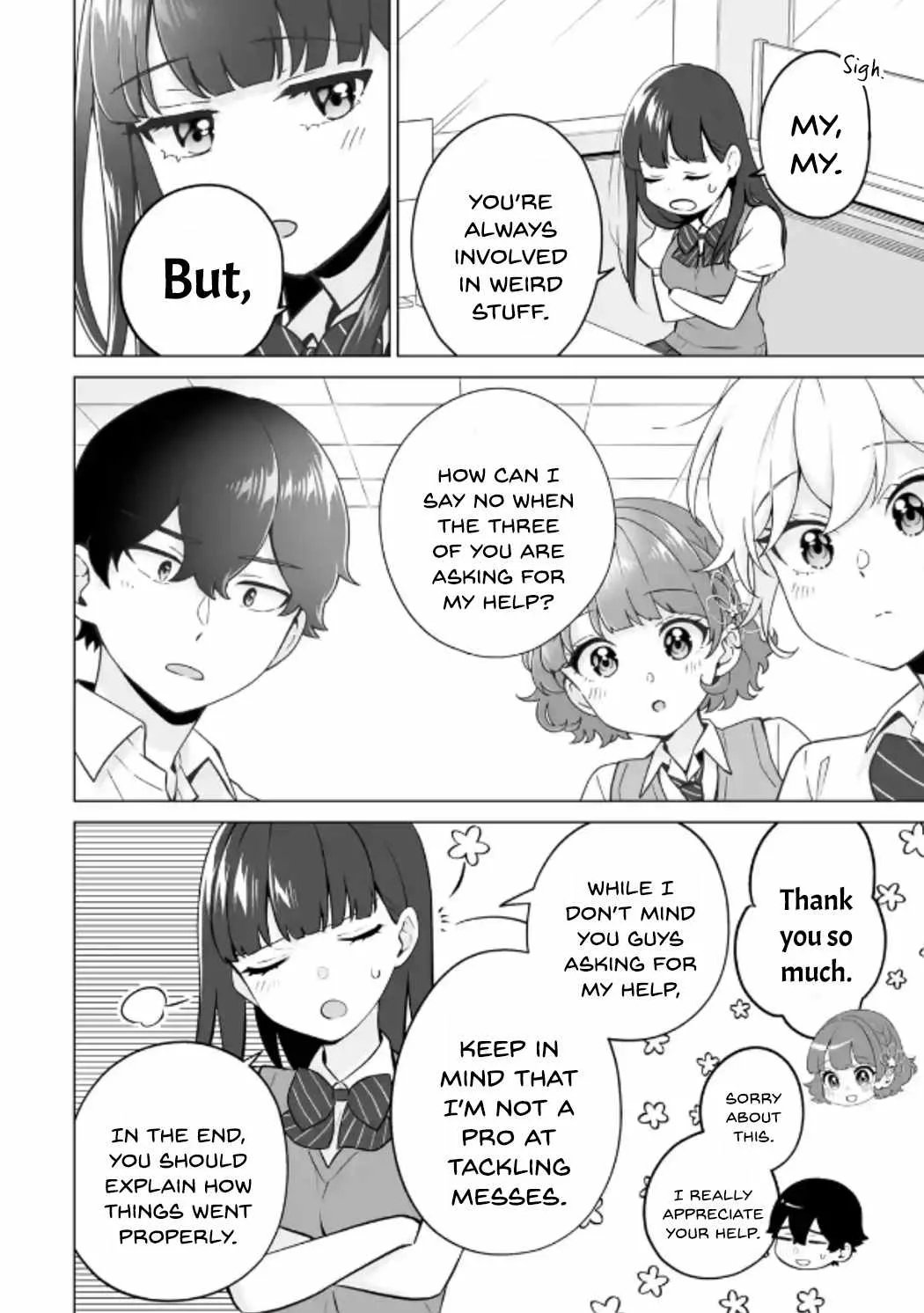 Please Leave Me Alone (For Some Reason, She Wants to Change a Lone Wolf's Helpless High School Life.) Chapter 21 page 28