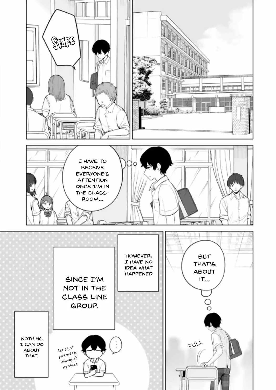 Please Leave Me Alone (For Some Reason, She Wants to Change a Lone Wolf's Helpless High School Life.) Chapter 22 page 3