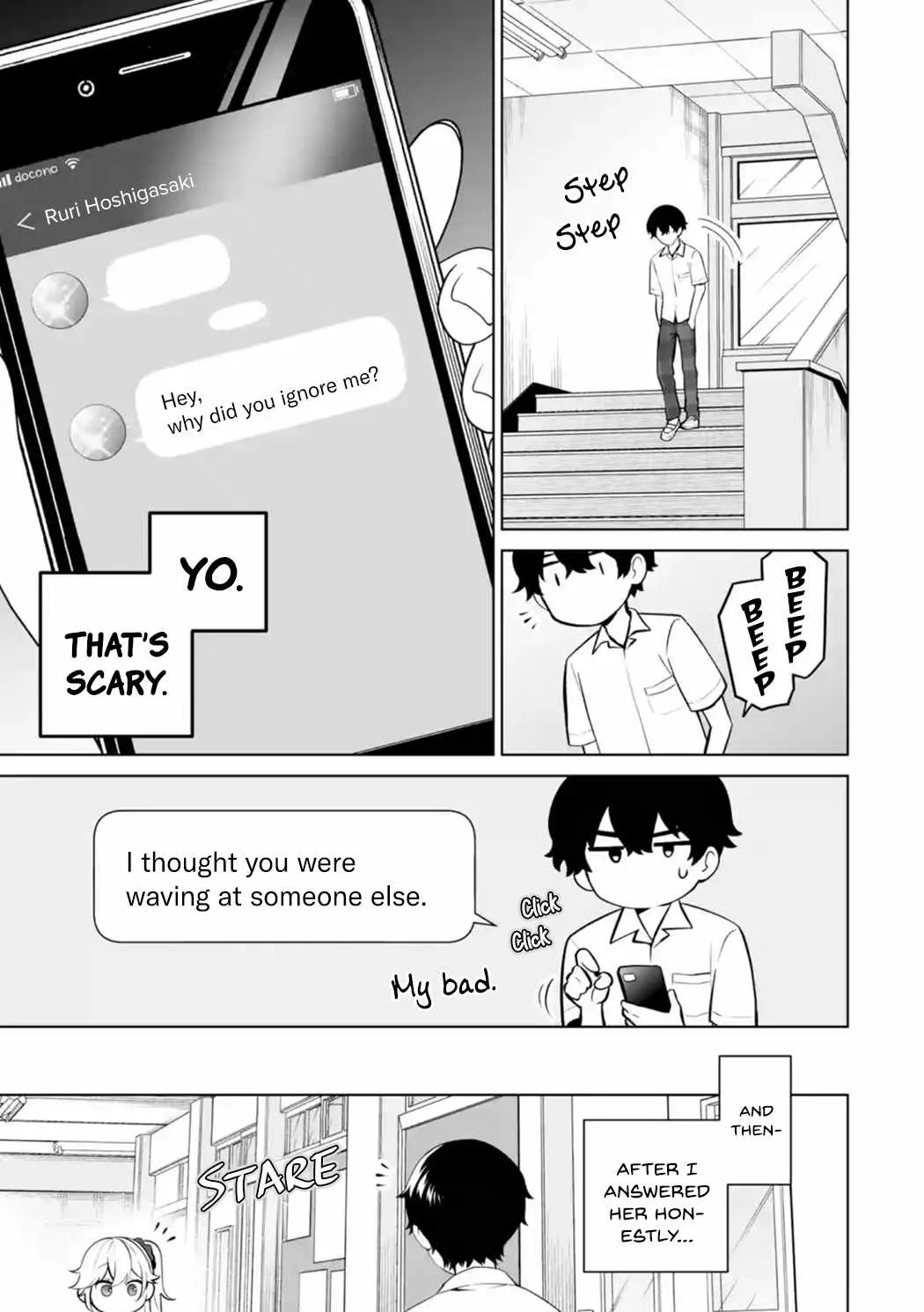 Please Leave Me Alone (For Some Reason, She Wants to Change a Lone Wolf's Helpless High School Life.) Chapter 23 page 3
