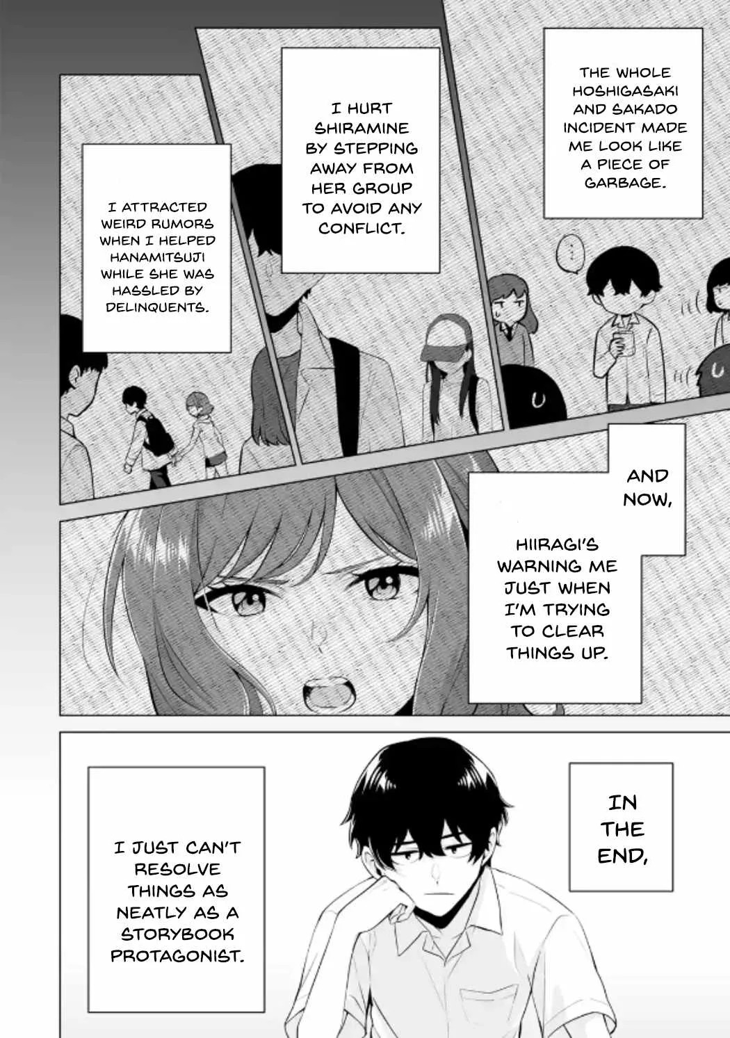 Please Leave Me Alone (For Some Reason, She Wants to Change a Lone Wolf's Helpless High School Life.) Chapter 22 page 22