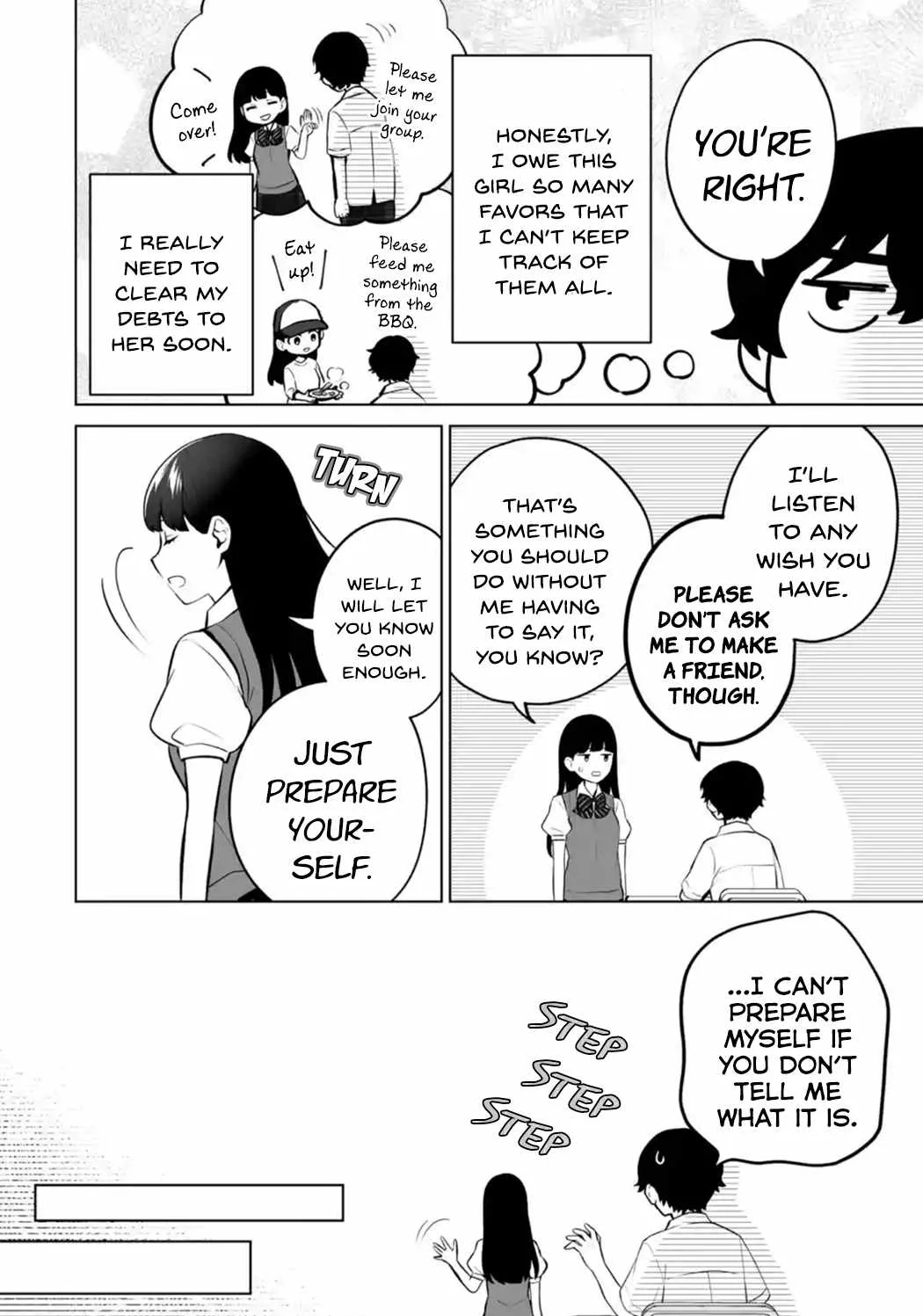 Please Leave Me Alone (For Some Reason, She Wants to Change a Lone Wolf's Helpless High School Life.) Chapter 23 page 20