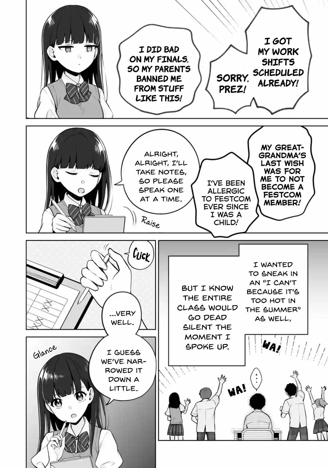 Please Leave Me Alone (For Some Reason, She Wants to Change a Lone Wolf's Helpless High School Life.) Chapter 23 page 28