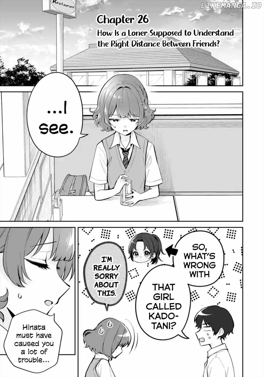 Please Leave Me Alone (For Some Reason, She Wants to Change a Lone Wolf's Helpless High School Life.) Chapter 26 page 1