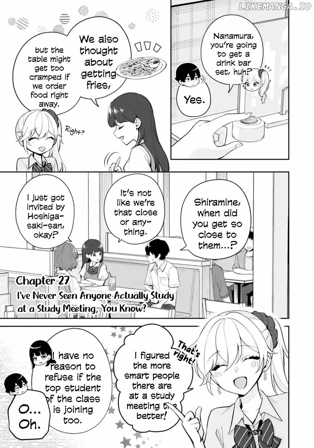 Please Leave Me Alone (For Some Reason, She Wants to Change a Lone Wolf's Helpless High School Life.) Chapter 27 page 1