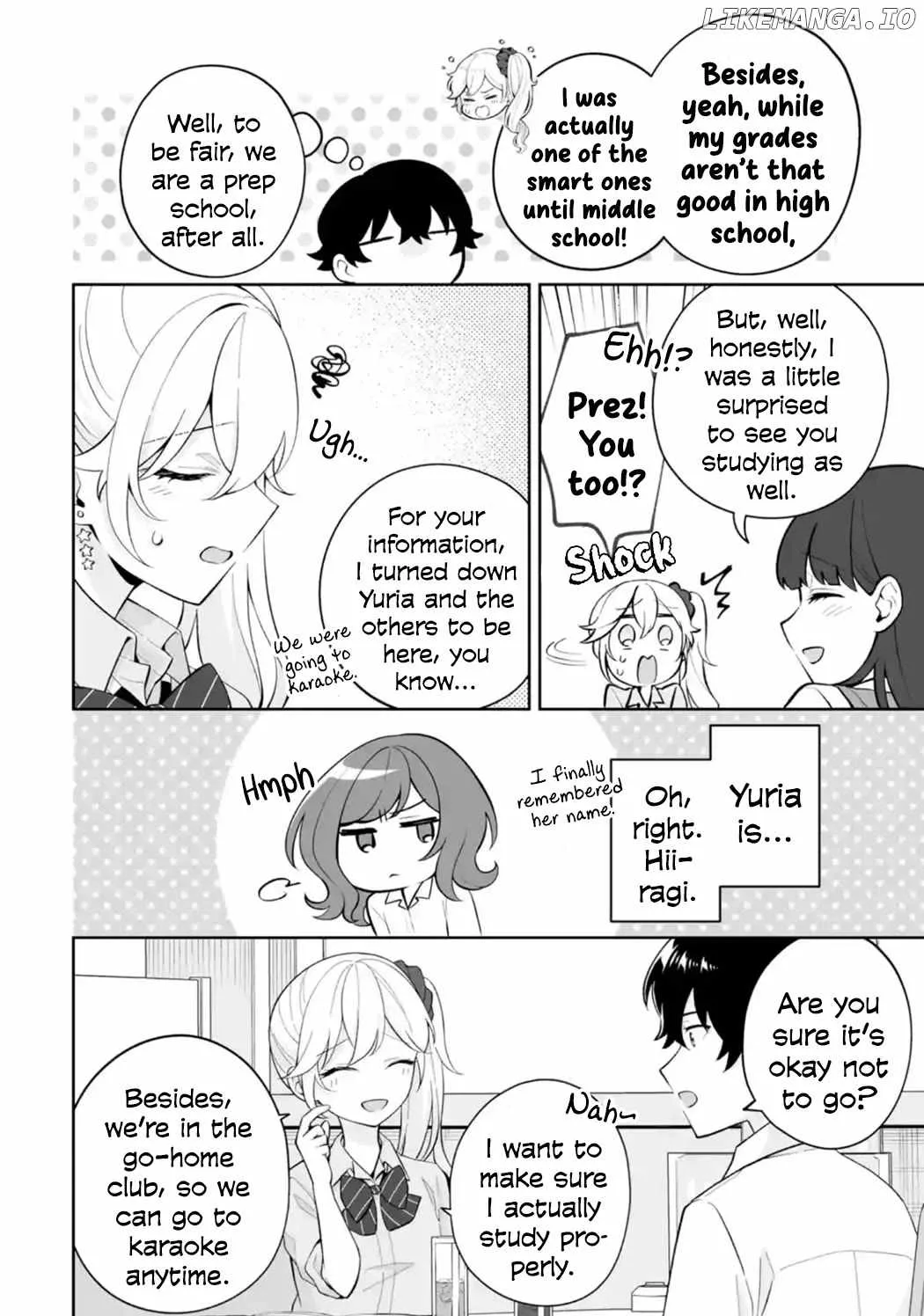Please Leave Me Alone (For Some Reason, She Wants to Change a Lone Wolf's Helpless High School Life.) Chapter 27 page 8