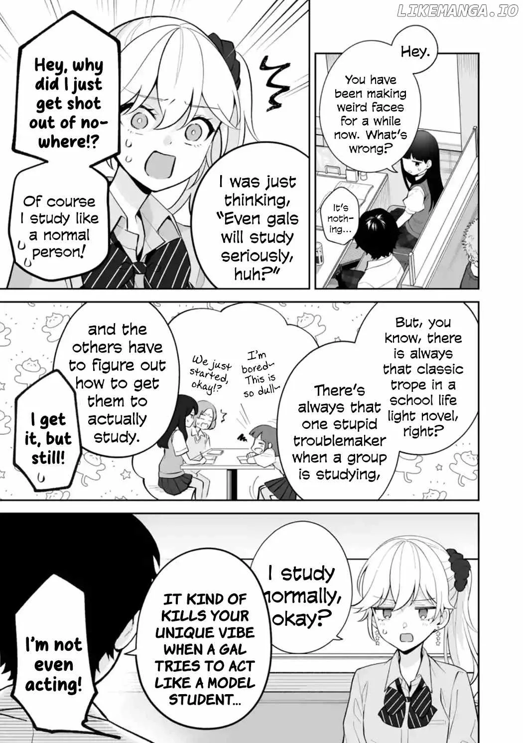 Please Leave Me Alone (For Some Reason, She Wants to Change a Lone Wolf's Helpless High School Life.) Chapter 27 page 7