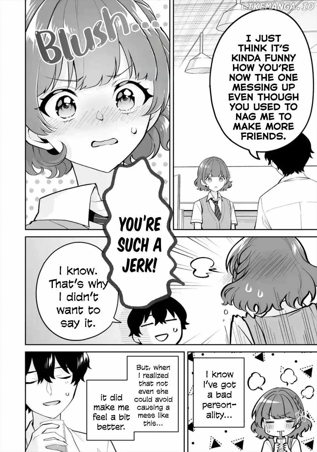 Please Leave Me Alone (For Some Reason, She Wants to Change a Lone Wolf's Helpless High School Life.) Chapter 26 page 16