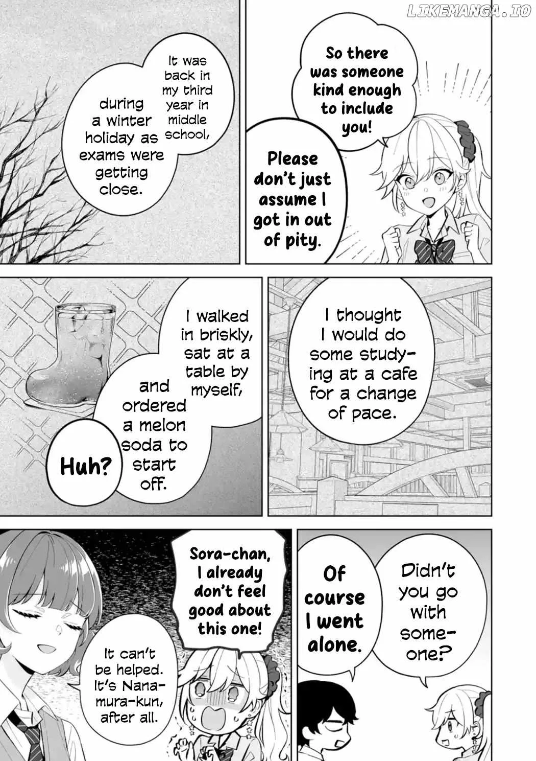 Please Leave Me Alone (For Some Reason, She Wants to Change a Lone Wolf's Helpless High School Life.) Chapter 27 page 13