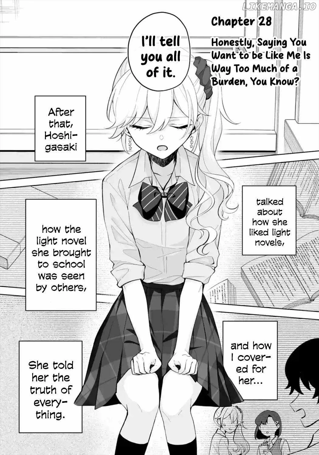 Please Leave Me Alone (For Some Reason, She Wants to Change a Lone Wolf's Helpless High School Life.) Chapter 28 page 1