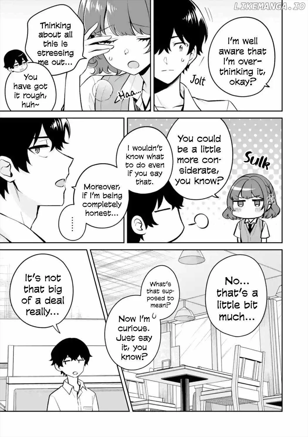 Please Leave Me Alone (For Some Reason, She Wants to Change a Lone Wolf's Helpless High School Life.) Chapter 26 page 15