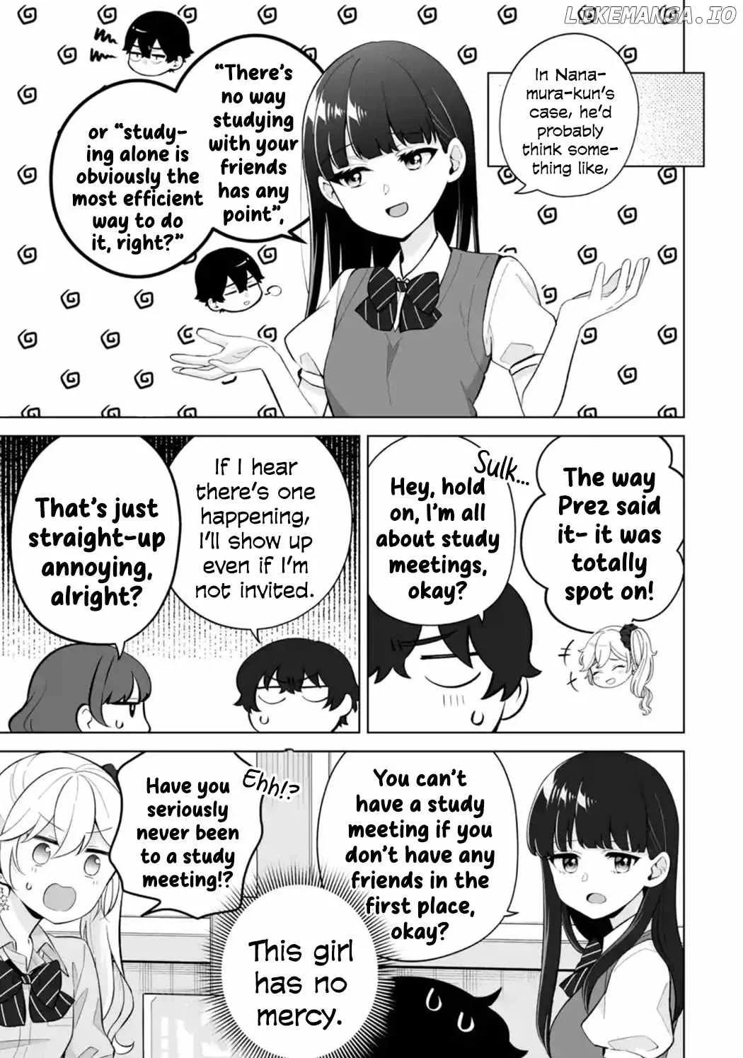 Please Leave Me Alone (For Some Reason, She Wants to Change a Lone Wolf's Helpless High School Life.) Chapter 27 page 11