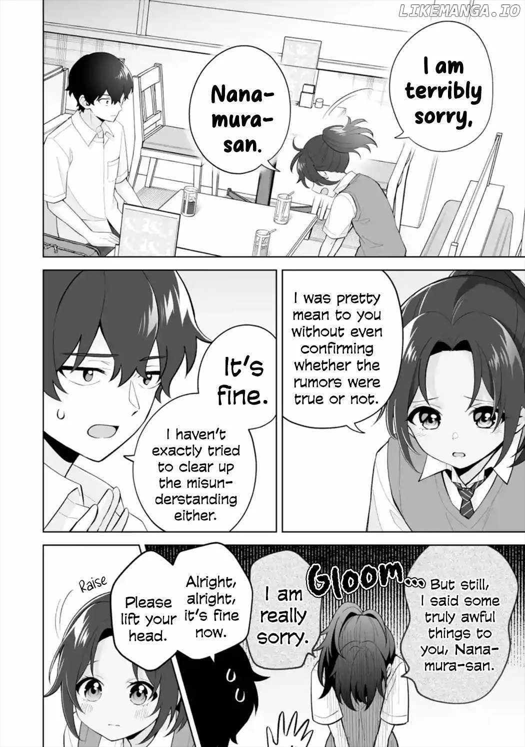 Please Leave Me Alone (For Some Reason, She Wants to Change a Lone Wolf's Helpless High School Life.) Chapter 28 page 6