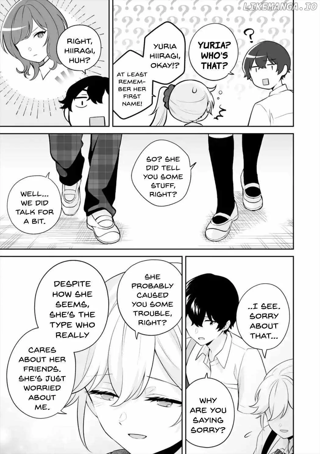 Please Leave Me Alone (For Some Reason, She Wants to Change a Lone Wolf's Helpless High School Life.) Chapter 25 page 13