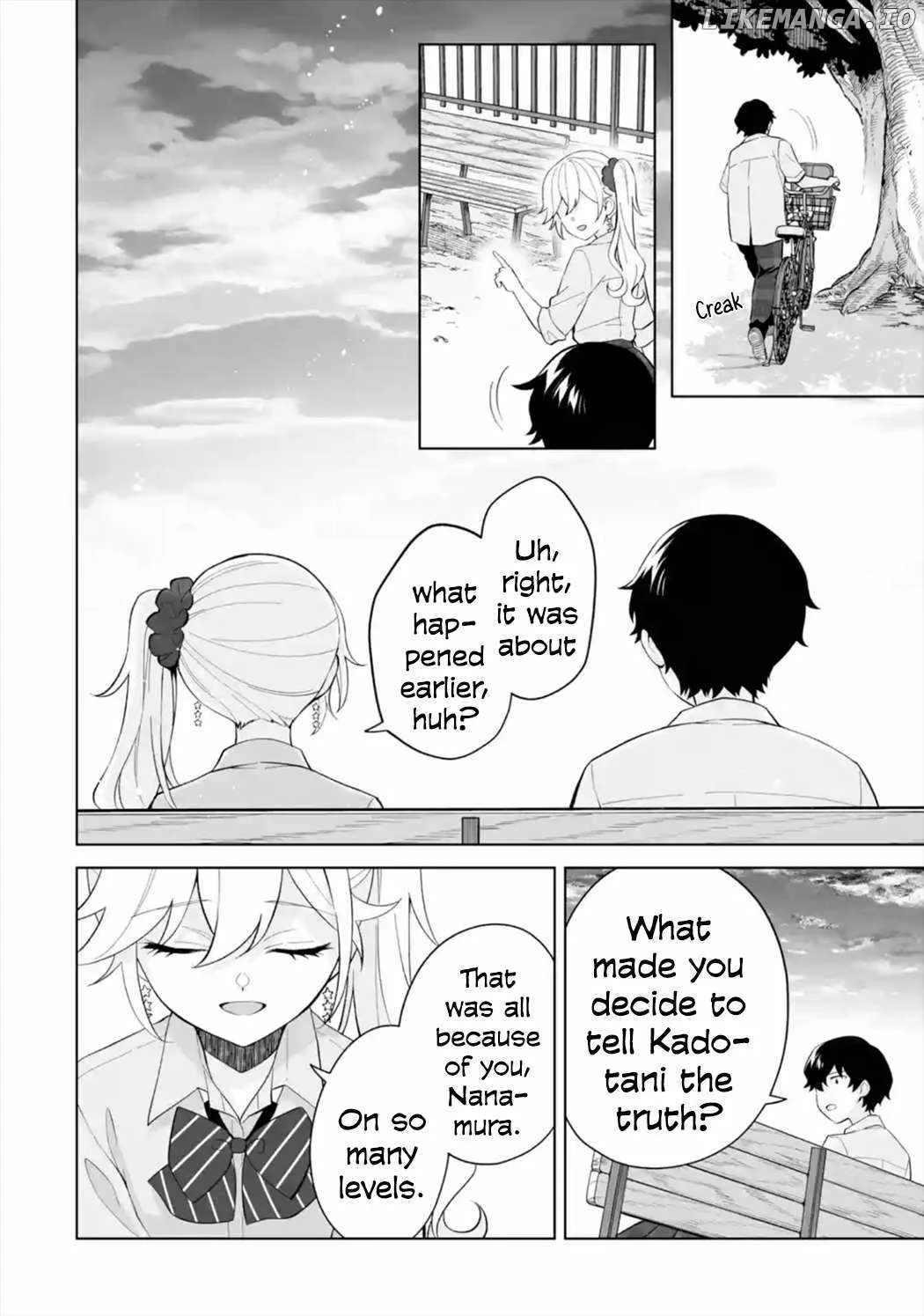 Please Leave Me Alone (For Some Reason, She Wants to Change a Lone Wolf's Helpless High School Life.) Chapter 28 page 14