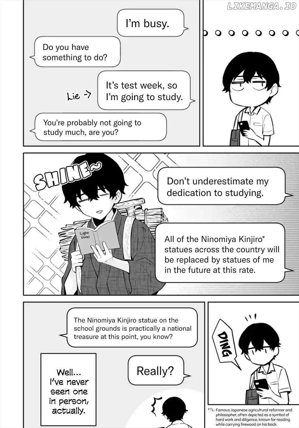 Please Leave Me Alone (For Some Reason, She Wants to Change a Lone Wolf's Helpless High School Life.) Chapter 26 page 24
