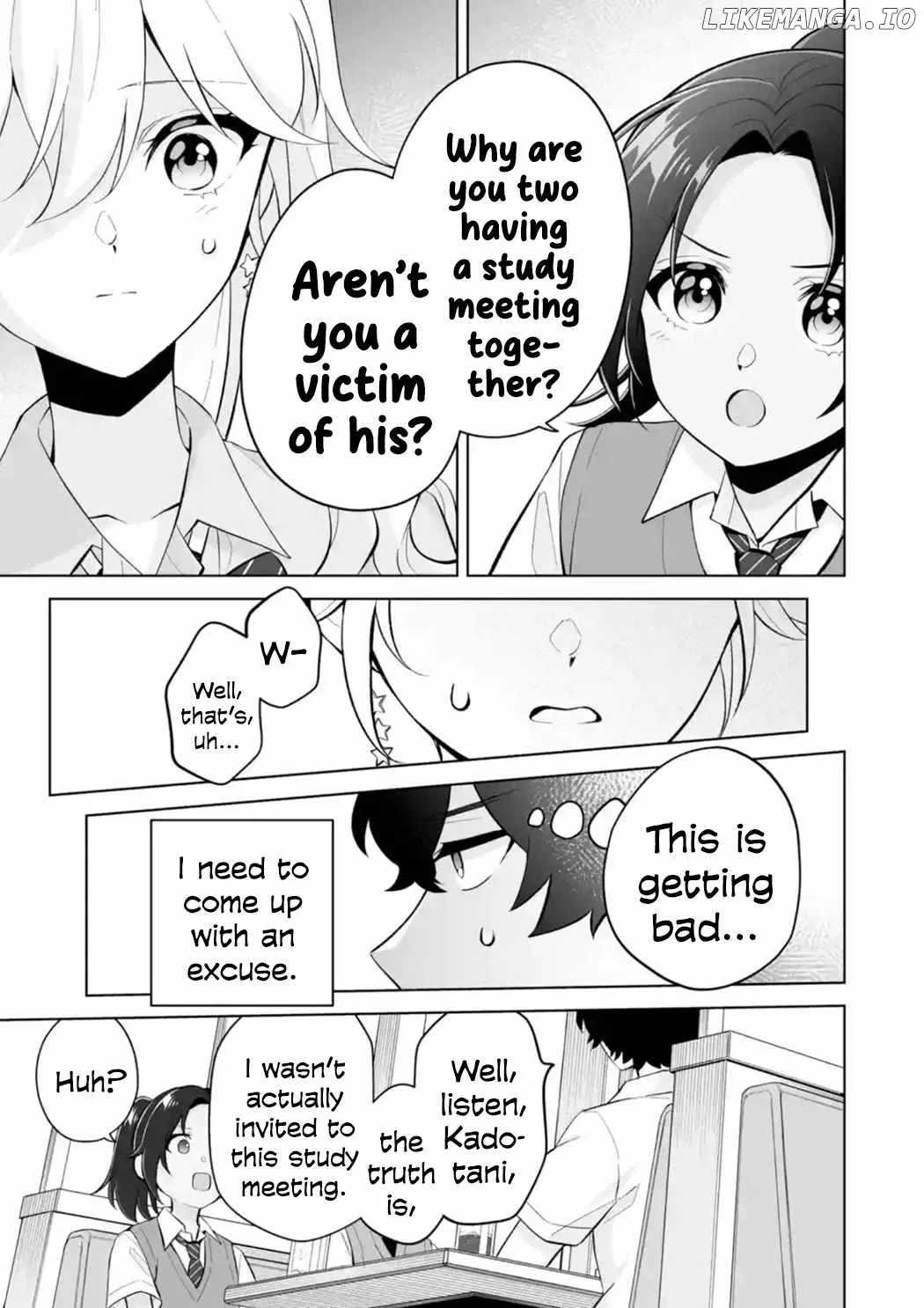 Please Leave Me Alone (For Some Reason, She Wants to Change a Lone Wolf's Helpless High School Life.) Chapter 27 page 23