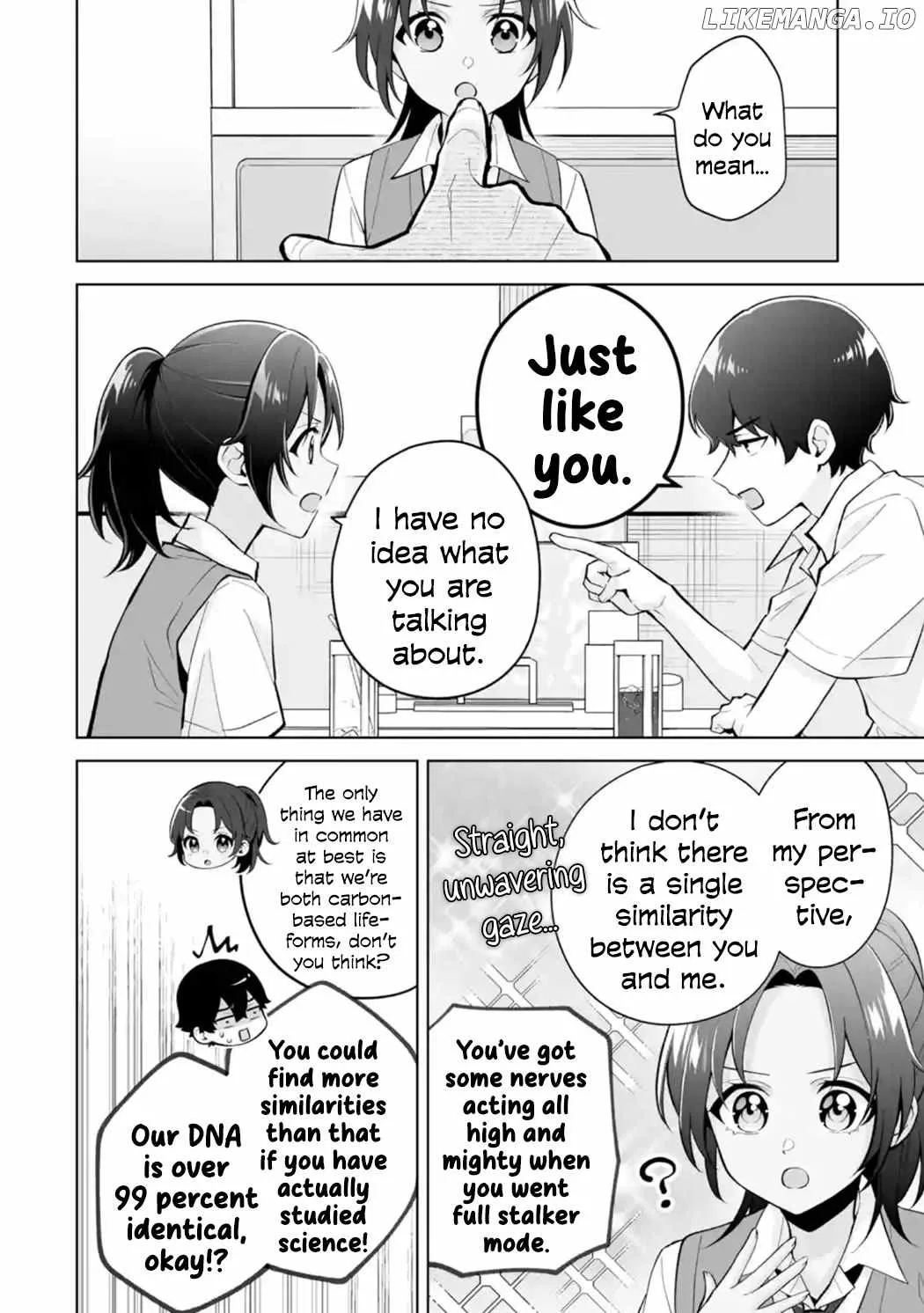 Please Leave Me Alone (For Some Reason, She Wants to Change a Lone Wolf's Helpless High School Life.) Chapter 27 page 24