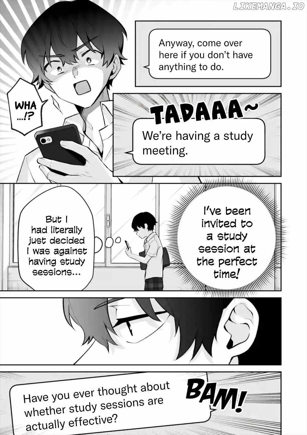 Please Leave Me Alone (For Some Reason, She Wants to Change a Lone Wolf's Helpless High School Life.) Chapter 26 page 25