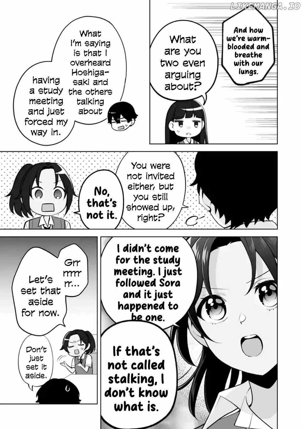 Please Leave Me Alone (For Some Reason, She Wants to Change a Lone Wolf's Helpless High School Life.) Chapter 27 page 25