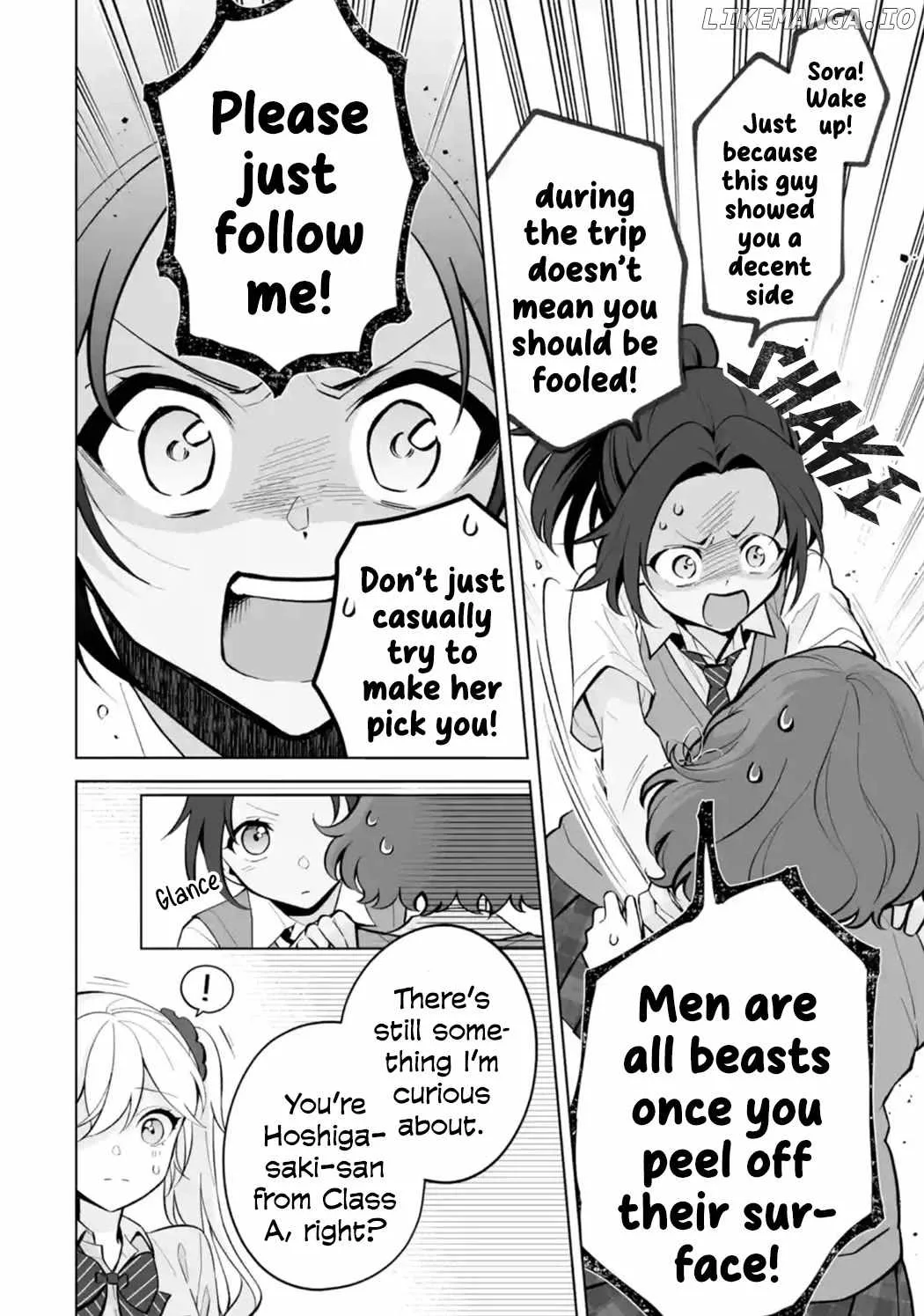 Please Leave Me Alone (For Some Reason, She Wants to Change a Lone Wolf's Helpless High School Life.) Chapter 27 page 22