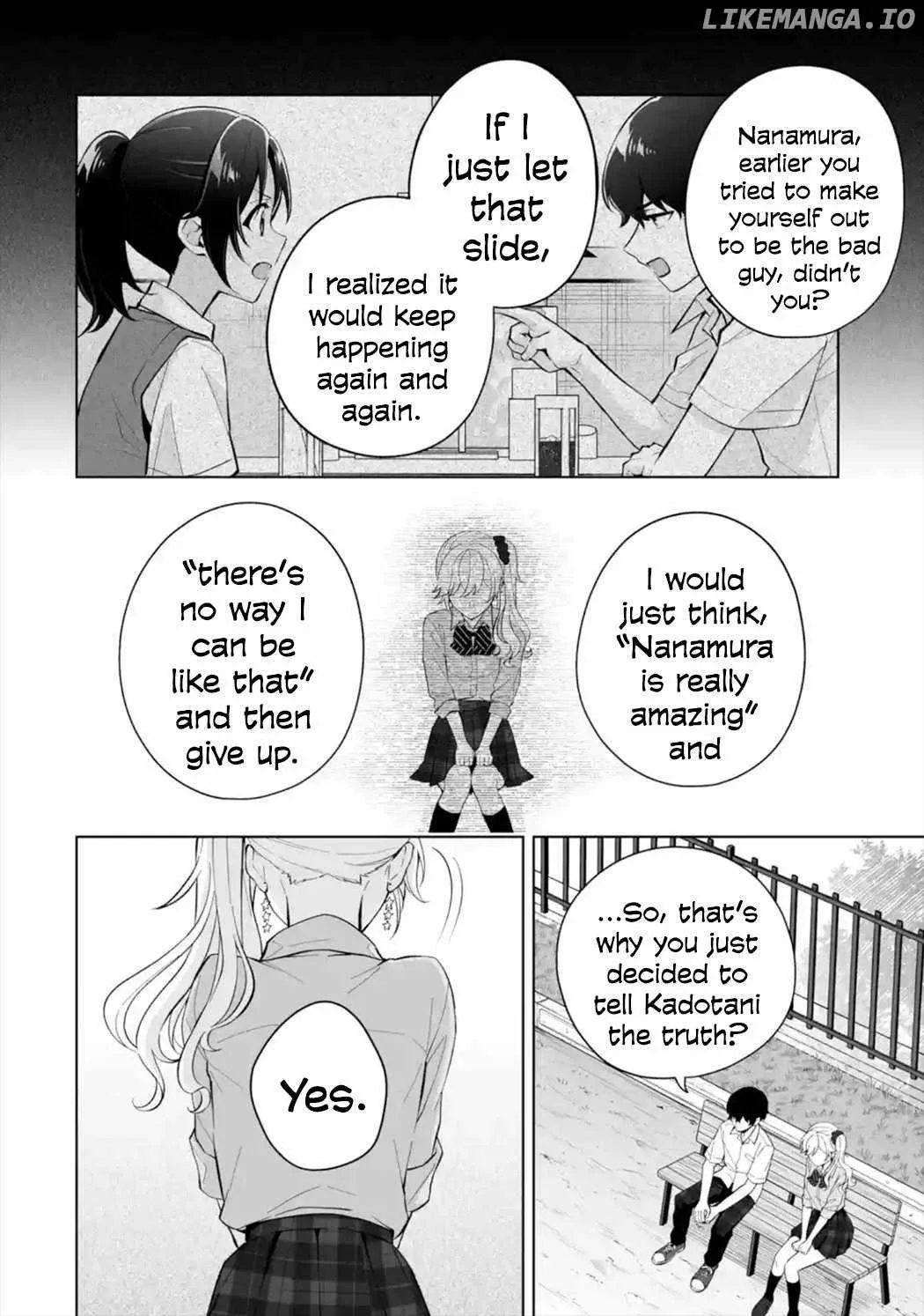Please Leave Me Alone (For Some Reason, She Wants to Change a Lone Wolf's Helpless High School Life.) Chapter 28 page 22