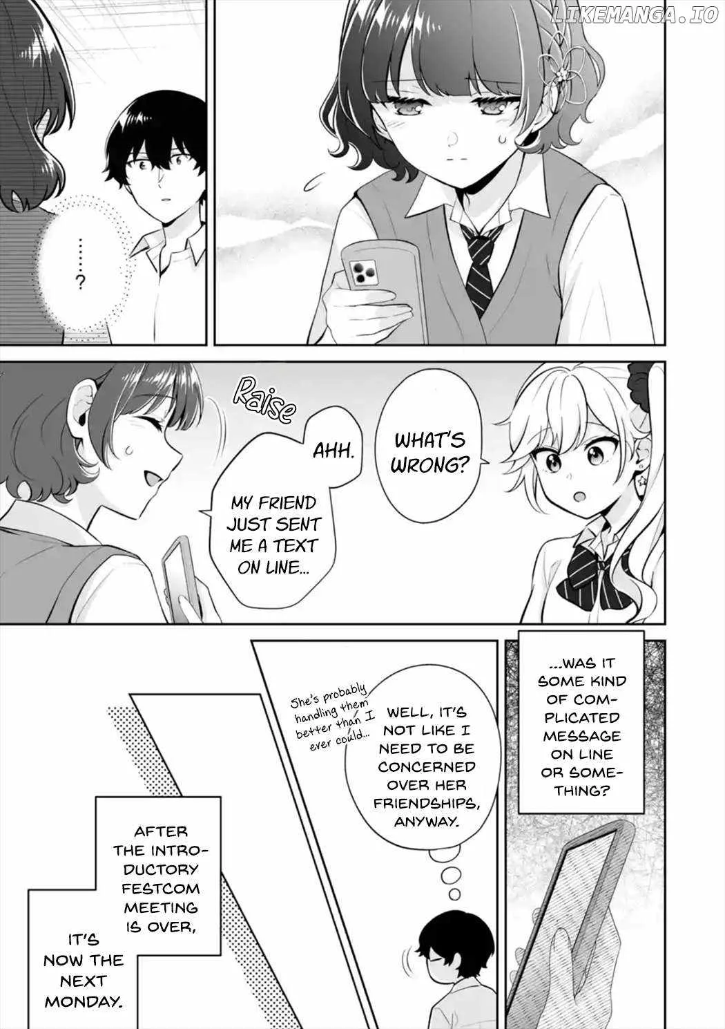 Please Leave Me Alone (For Some Reason, She Wants to Change a Lone Wolf's Helpless High School Life.) Chapter 25 page 21