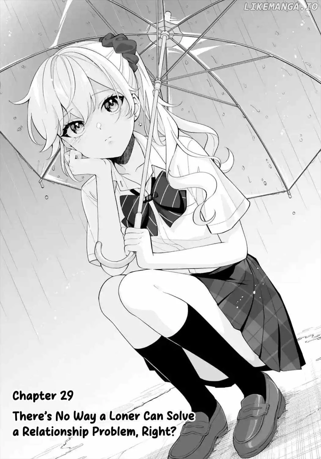 Please Leave Me Alone (For Some Reason, She Wants to Change a Lone Wolf's Helpless High School Life.) Chapter 29 page 1