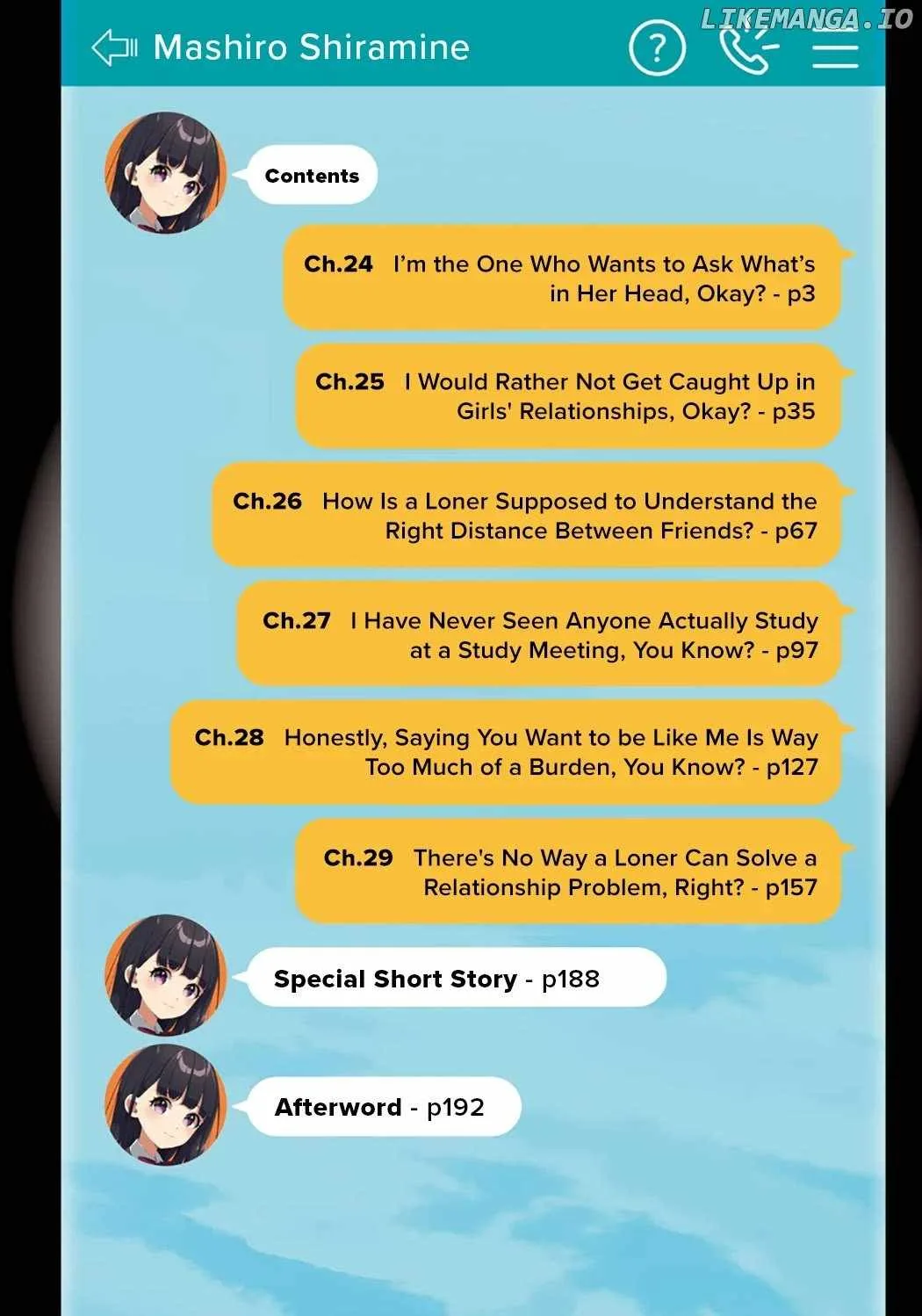 Please Leave Me Alone (For Some Reason, She Wants to Change a Lone Wolf's Helpless High School Life.) Chapter 29.5 page 4
