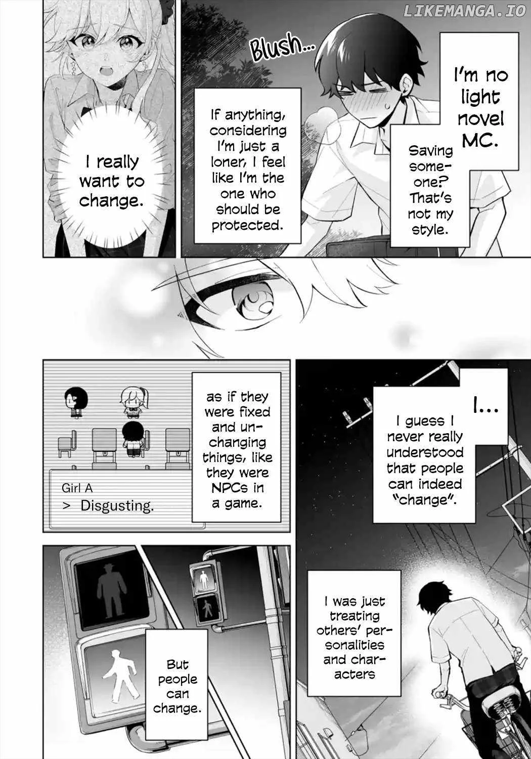 Please Leave Me Alone (For Some Reason, She Wants to Change a Lone Wolf's Helpless High School Life.) Chapter 28 page 28
