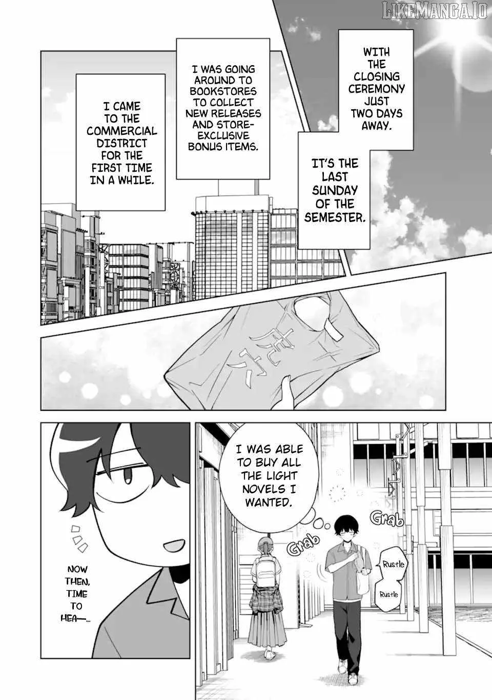 Please Leave Me Alone (For Some Reason, She Wants to Change a Lone Wolf's Helpless High School Life.) Chapter 30.1 page 4