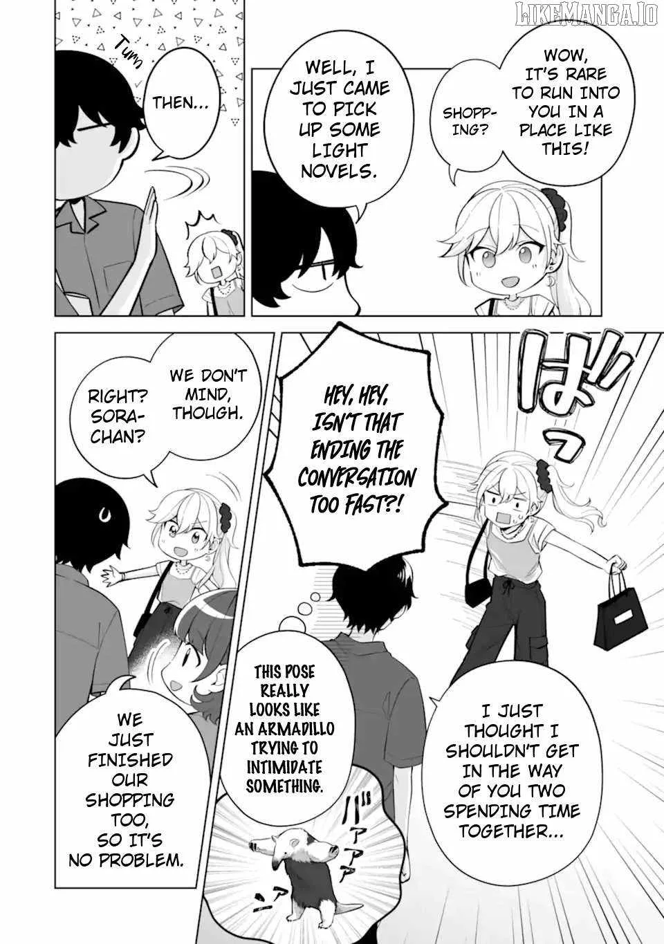 Please Leave Me Alone (For Some Reason, She Wants to Change a Lone Wolf's Helpless High School Life.) Chapter 30.1 page 8