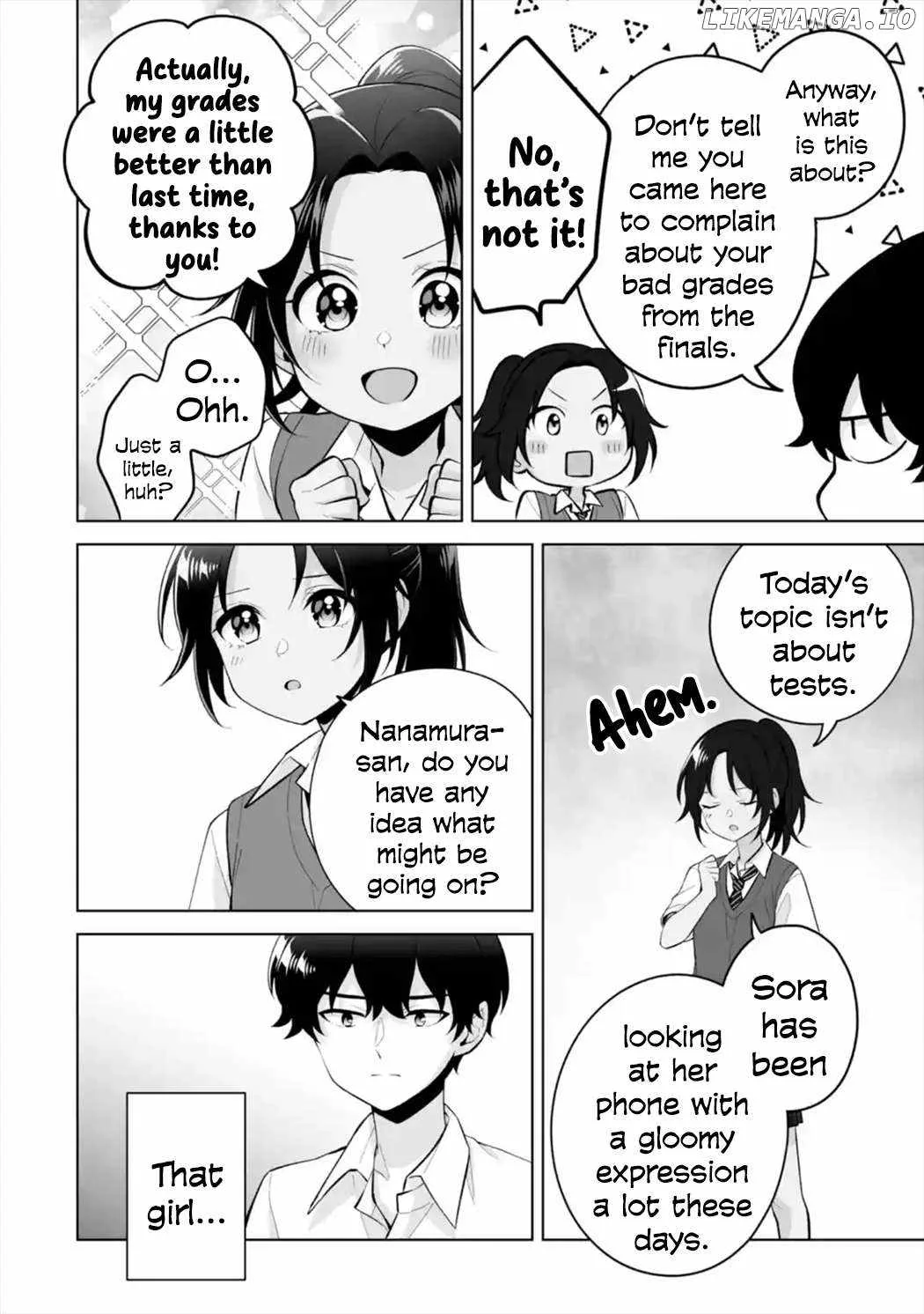 Please Leave Me Alone (For Some Reason, She Wants to Change a Lone Wolf's Helpless High School Life.) Chapter 29 page 26